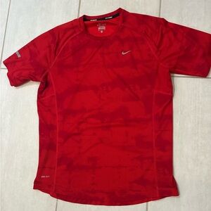 Nike Men's Vibrant Red Dri-FIT Tee